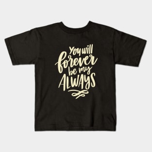 wedding lettering Kids T-Shirt